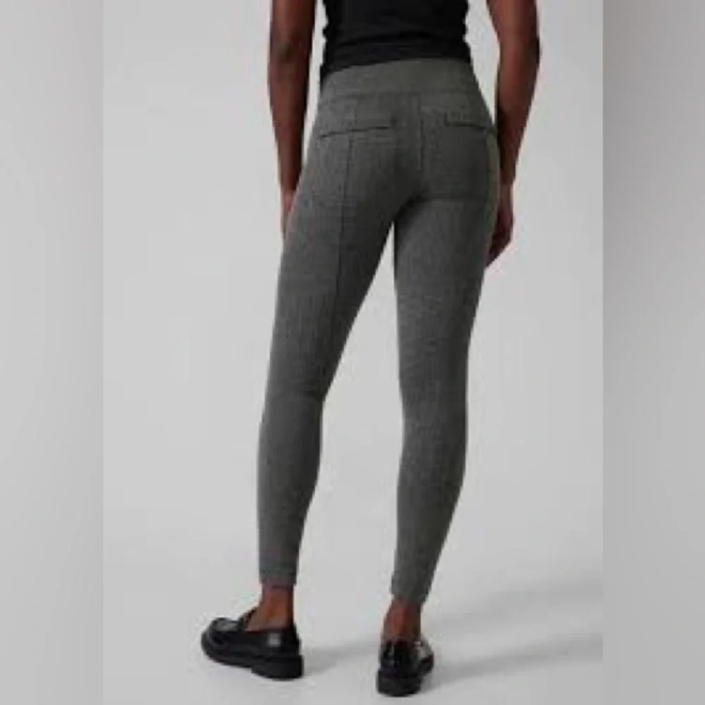 MEDIUM TALL Athleta Delancey Herringbone tights navy black white womens 2 pairs - Picture 6 of 10